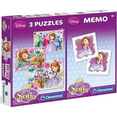 Clementoni 07807 Sofie první 2x20 dílků +100d memo