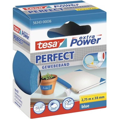 tesa PERFECT páska se skelným vláknem Extra Power 2,75 m x 38 mm modrá