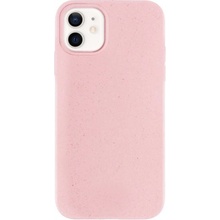 Pouzdro AppleKing matné ekologicky rozložitelné iPhone 12 mini - růžové