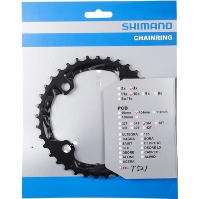 Shimano Deore FC-T521 prevodník, 36T