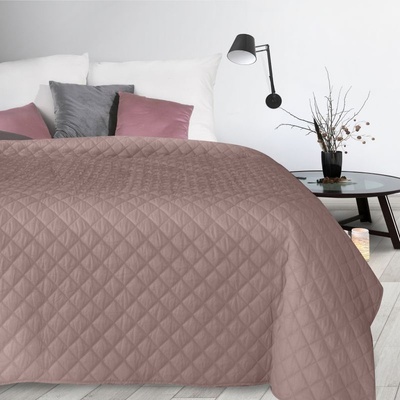 DomTextilu přehoz na postel Ružový s módnym prešívaním 30741-159666 220 x 240 cm