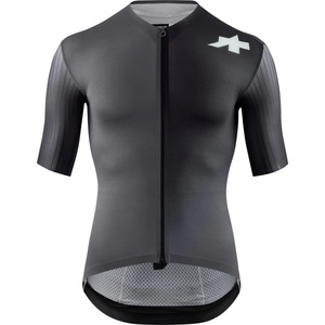ASSOS Мъжка фланелка с къс ръкав за колоездене ASSOS Equipe RS Jersey S11 Cycling jersey - Precision Graphite (056-3005-0412)