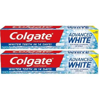 Colgate Advanced White zubná pasta 2 x 75 ml