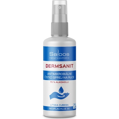 Saloos Dermsanit přírodní bezoplachový čisticí sprej na ruce 100 ml