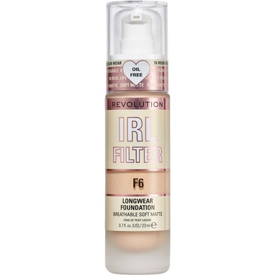 Makeup Revolution Дълготраен фон дьо тен IRL Filter, F6, 23 ml