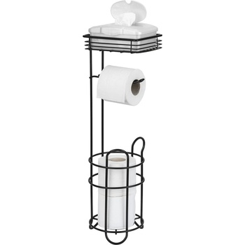 WENKO Черна стоманена поставка за тоалетна хартия - Wenko (71451800)