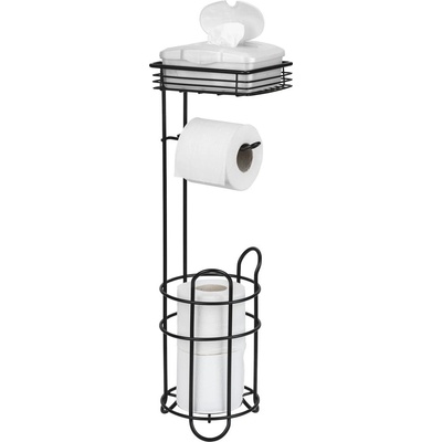 WENKO Черна стоманена поставка за тоалетна хартия - Wenko (71451800)
