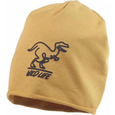 Jamiks Horčicovo žltá čiapka s dinosaurom Leos