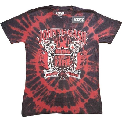 Johnny Cash Ring of Fire (Wash Collection) Red XL Риза (JCTS18MDD04)