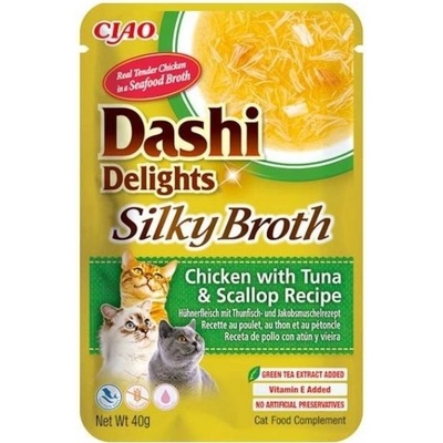 Dashi Delights Silky Broth Chicken & Tuna & Scallop 40 g
