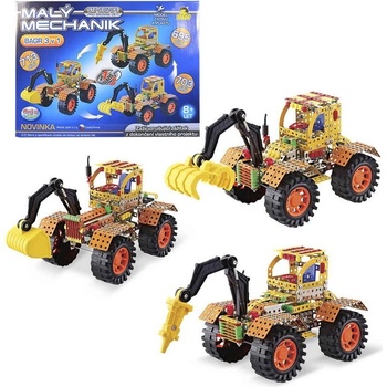 MADE Malý mechanik Traktory 3 v 1