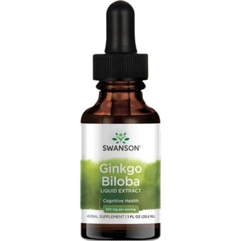 Image 1 of Swanson Ginkgo Biloba Liquid Extract 250 mg [29 мл]