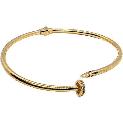 VipGold Златна дамска твърда гривна 6.18 гр (grt005)