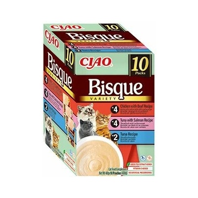 Chúru Cat BOX Bisque Chicken Beef & Tuna Salmon & Tuna 10 x 40 g