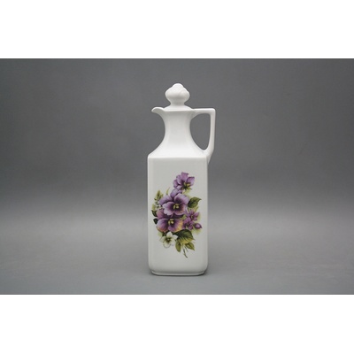 Bohemia Porcelán 1987 Karafa hranatá Macešky BB 700 ml