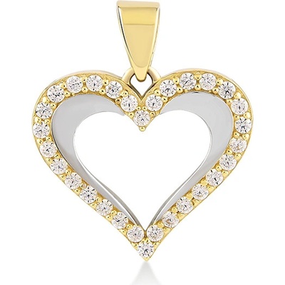 Lillian Vassago Zlatý přívěsek Srdce LLV06 GP153YW