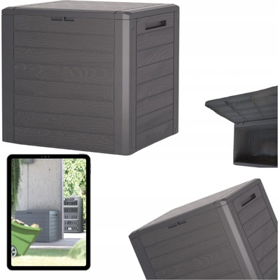 Prosperplast WOODEBOX 58,5 cm 140l umbra MBWL140