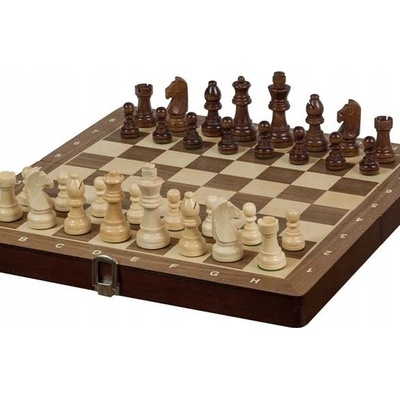 Sunrise turnajové šachy č. 3 Exclusive (30x30cm) WALNUT Sunrise Chess & Games