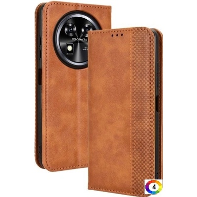 OUKITEL C37 Retro Texture Wallet Калъф и Протектор