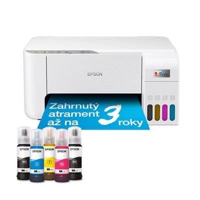 MFP "ecoTANK" ITS farebné atramentové EPSON L3276 (biela) A4, USB, WiFi, iPrint (C11CJ67436)