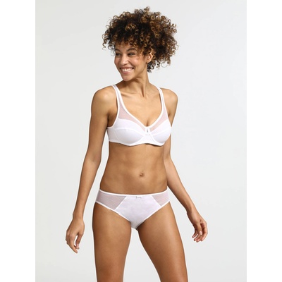 DIM Бели дамски бикини Dim GENEROUS COTTON BIO SLIP DIM | Byal | ЖЕНИ | S