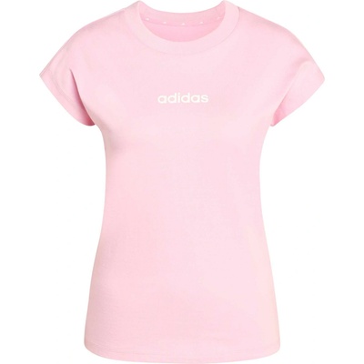 adidas Dámske tričko LINEAR SJ TEE W Ružová Biela