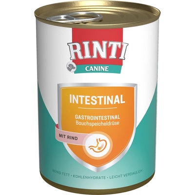 RINTI 12x400г Intestinal RINTI Canine консервирана храна за кучета с говеждо