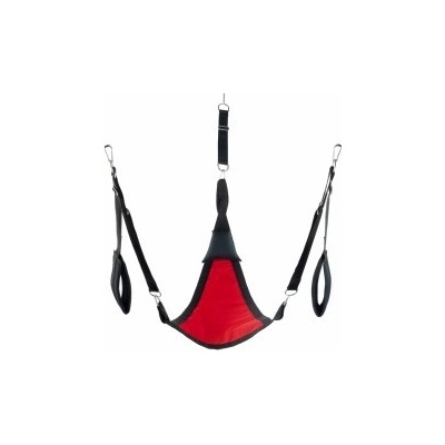 Mr Sling Triangle Canvas Sling Red - tříbodový látkový sling s popruhy