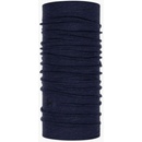 Buff wool Lightweight solid night blue