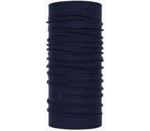 Buff wool Lightweight solid night blue