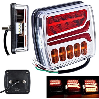 LED zadné svetlo pravé 12V 24V 4 funkcie