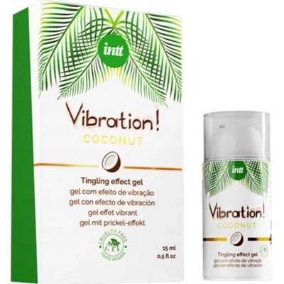 Intt Vibration! Stimulační Gel s kokosem 15 ml