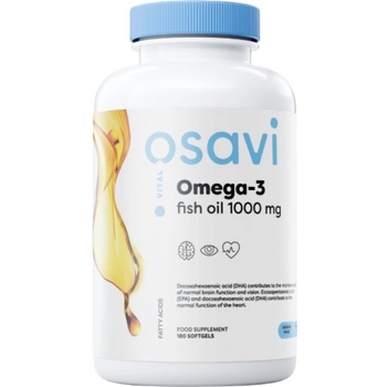 Image 1 of Osavi Omega 3 Fish Oil 1000 mg / Lemon Flavor [180 Гел капсули]