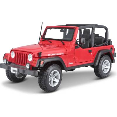 Maisto SP EDITION Кола Jeep Wrangler Rubicon 1: 18 червена