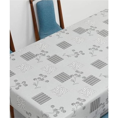 Obrus PVC MIS522, metráž, 20 m x 140 cm, sivý s drobným kvetom, IMPOL TRADE