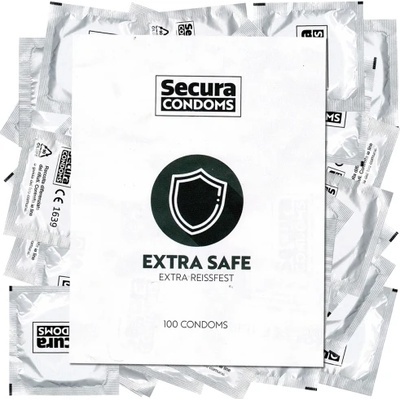 Secura 100 бр. По-плътни презервативи Secura Extra Safe