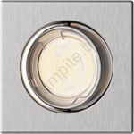 Philips - Вградено осветително тяло PERIDOT 1xGU10/7W/230V сребристо (P7274)