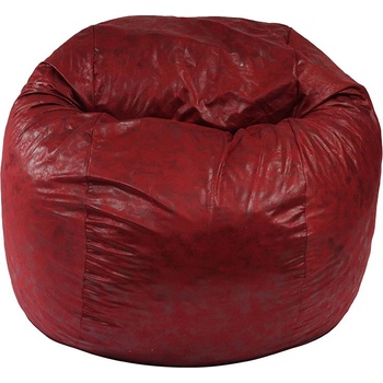Image 1 of PUFRELAX Пуф, Барбарон, 600л. , King Size - Cranberry, Перящ се калъф, Трансформира се в легло, Пълнеж с микс от мемори пяна и дунапрен, Гама Premium, 8442 (PUF-M-K-PT-CRB)