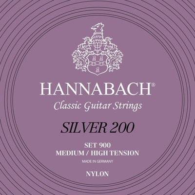 Hannabach série 900 Medium / High Tension Silver 200 Sada GEW652667