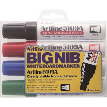 Image 1 of Artline Маркер за бяла дъска 5109A BIG 4/комплект (EK-5109A/4W)