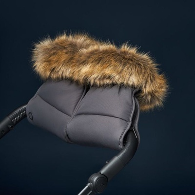 Anex rukávník s kožešinou Muff transformer Dark grey – Zboží Dáma Anex rukávník s kožešinou Muff transformer Dark grey – Zboží Dáma