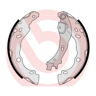 Sada brzdových čeľustí BREMBO S 23 523
