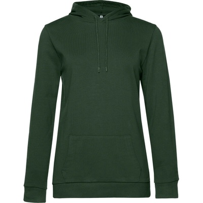 B&C mikina Hoodie COT-01W04W07400 zelená forest