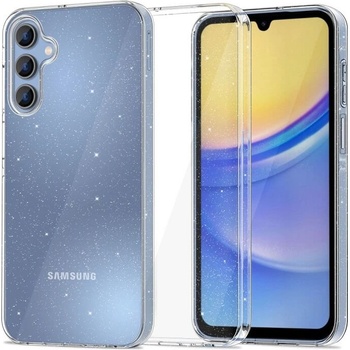 GKK Блестящ Калъф за SAMSUNG A35, FlexAir Glitter Case, Прозрачен (5906203692002)