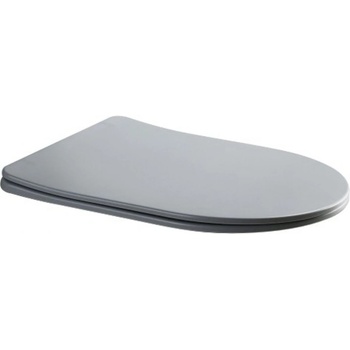 Image 1 of Inter Ceramic ТОАЛЕТНА СЕДАЛКА И КАПАК ЗАБАВЕНО ПАДАНЕ icc 7937mg ОВАЛ СИВ (icc 7937mg)
