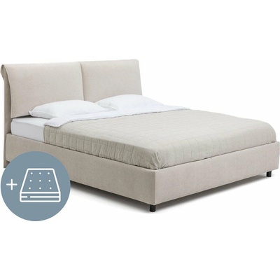 Bonami Selection Myra Pillow s úložným priestorom s matracom s roštom Béžová