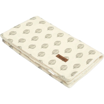 Sensillo Бебешко одеяло Sensillo - Десен на листа, 80 x 100 cm (SILLO-42920)