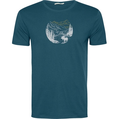 GreenBomb Мъжка тениска GreenBomb Moose Creek Guide T-Shirt - Blue Stone (216-8909-0112)
