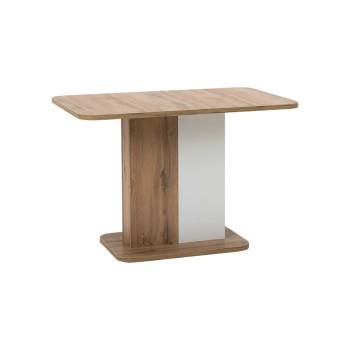 Carmen Разтегателна трапезна маса next дъб вотан - бял