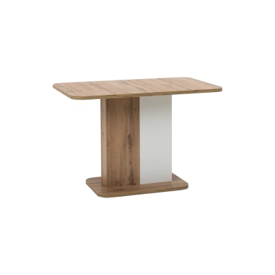 Carmen Разтегателна трапезна маса next дъб вотан - бял